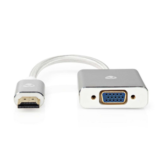 Nedis HDMI naar VGA adapter | Nedis | 0.2 meter (Jack 3.5 mm, Full HD, Nylon) CCTB34900AL02 K010113008 - 1