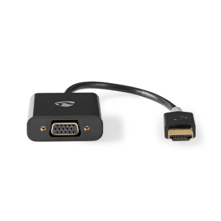 Nedis HDMI naar VGA adapter | Nedis | 0.2 meter (Jack 3.5 mm, Full HD, Verguld) CCBW34900AT02 K010113007 - 1