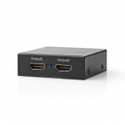 Nedis HDMI splitter - Nedis - 2 poorts (4K@60Hz, HDCP 2.2, Actief) VSPL3472AT K030100022 Nedis HDMI splitter - Nedis - 2 poorts (4K@60Hz, HDCP 2.2, Actief) VSPL3472AT K030100022