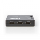 Nedis HDMI switch | 5-poorts (Full HD, Handmatig) VSWI3455BK K020100044