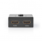Nedis HDMI switch | Nedis | 2-poorts (4K@60Hz, HDCP, Actief, Bi-directioneel) VSWI3482AT K020100042