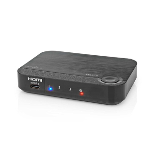 Nedis HDMI switch | Nedis | 3-poorts (4K@60Hz, USB C, HDCP) VCON6420AT K170108320 - 1