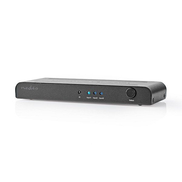 Nedis HDMI switch | Nedis | 3-poorts (Afstandsbediening, 4K@60Hz, HDCP) VSWI3473AT K020100027 - 1