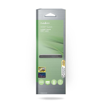 Nedis HDMI switch | Nedis | 3-poorts (Afstandsbediening, 4K@60Hz, HDCP) VSWI3473AT K020100027 - 2