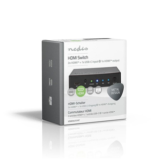 Nedis HDMI switch | Nedis | 3-poorts (Afstandsbediening, 4K@60Hz, USB C, HDCP) VSWI34721AT K010214150 - 4
