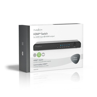 Nedis HDMI switch | Nedis | 5-poorts (Afstandsbediening, 4K@60Hz, HDCP) VSWI3475AT K020100028 - 2