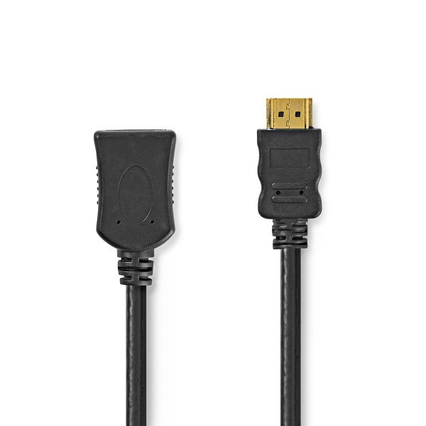 Nedis HDMI verlengkabel | Nedis | 1 meter (4K@60Hz, Verguld) CVGL34096BK10 K010108018 - 1