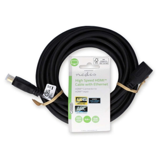 Nedis HDMI verlengkabel | Nedis | 5 meter (4K@30Hz) CVGL34090BK50 CVGP34090BK50 K010108003 - 3