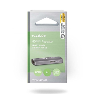 Nedis HDMI versterker | Nedis | Tot 25 meter (8K@60Hz) CVBW34930AT K020100087 - 2