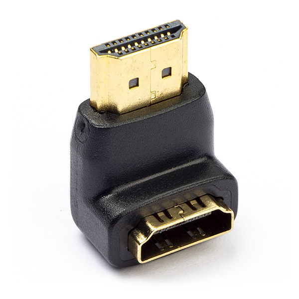 Nedis Haakse HDMI adapter | Nedis (4K@30Hz, 90°, Verguld) CVGB34901BK CVGP34901BK N050100005 - 1