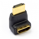 Nedis Haakse HDMI adapter - Nedis (4K@30Hz, 270°, Verguld) CVGP34902BK N050100010 Nedis Haakse HDMI adapter - Nedis (4K@30Hz, 270°, Verguld) CVGP34902BK N050100010