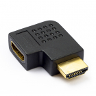 Nedis Haakse HDMI adapter - Nedis (4K@30Hz, Rechts, Verguld) CVGP34904BK N050100020