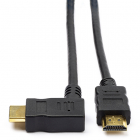 Nedis Haakse HDMI kabel 1.4 | Nedis | 1.5 meter (4K@30Hz, Links) CVGL34250BK15 CVGP34250BK15 N010101086 - 1