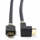 Nedis Haakse HDMI kabel 1.4 | Nedis | 2 meter (4K@30Hz, 90°) CVBP34200AT20 K010101478