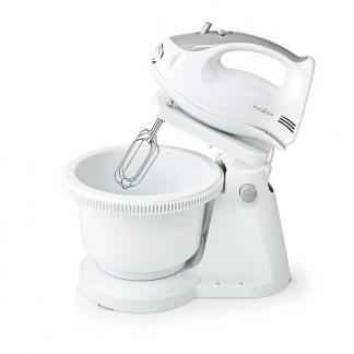 Nedis Handmixer | Nedis (200W, 5 snelheden, Turbofunctie, Mengkom) KAHM110CWT K170108106 - 1
