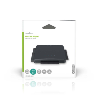 Nedis Harde schijf adapter | Nedis | 2.5 en 3.5 inch (USB A 3.0, IDE,  S-ATA) HDADIS110BK K010213122 - 5