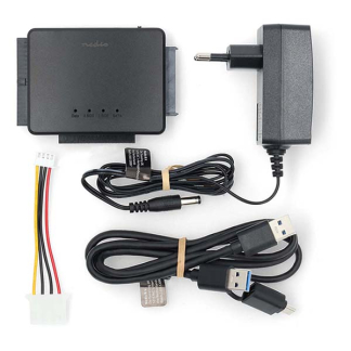 Nedis Harde schijf adapter | Nedis | 2.5 en 3.5 inch (USB A 3.0, IDE,  S-ATA) HDADIS110BK K010213122 - 4