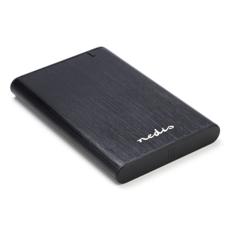 Nedis Harde schijf behuizing | Nedis | 2.5 inch (USB 3.0, S-ATA III, Aluminium) HDDE25410BK K010213116 - 1