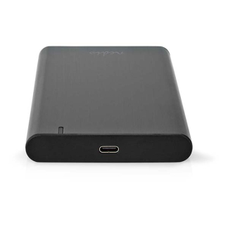 Nedis Harde schijf behuizing | Nedis | 2.5 inch (USB 3.0, S-ATA III, Aluminium) HDDE25410BK K010213116 - 2