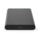 Nedis Harde schijf behuizing | Nedis | 2.5 inch (USB 3.0, S-ATA III, Aluminium) HDDE25410BK K010213116 - 2