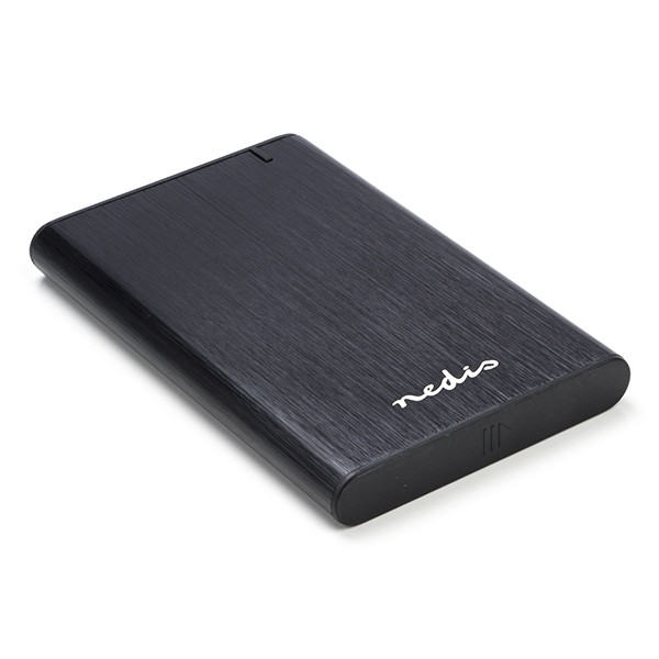 Nedis Harde schijf behuizing | Nedis | 2.5 inch (USB 3.0, SATA III, Aluminium) HDDE25410BK K010213116 - 1