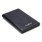 Nedis Harde schijf behuizing | Nedis | 2.5 inch (USB 3.0, SATA III, Aluminium) HDDE25410BK K010213116 - 1