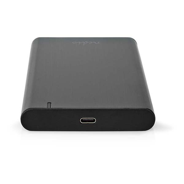 Nedis Harde schijf behuizing | Nedis | 2.5 inch (USB 3.0, SATA III, Aluminium) HDDE25410BK K010213116 - 2