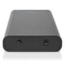 Nedis Harde schijf behuizing | Nedis | 3.5 inch (USB 3.0, S-ATA III, Aluminium, Staand) HDDE35410BK K010213117 - 2