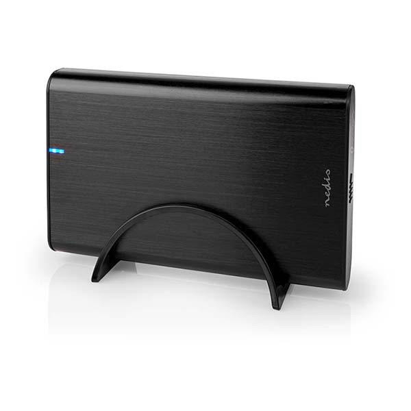 schijf behuizing | Nedis 3.5 inch (USB 3.0, S-ATA II, Aluminium)