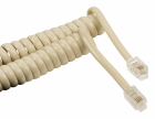 Nedis Headset RJ10 gedraaide kabel - Nedis - 2 meter (Ivoor) TCGP90100IV20 N011007032 Nedis Headset RJ10 gedraaide kabel - Nedis - 2 meter (Ivoor) TCGP90100IV20 N011007032