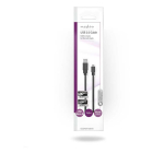 Nedis Huawei oplaadkabel | USB A ↔ Micro USB | 1 meter (USB 2.0, 480 Mbps, Plat, Zwart) CCGP60410BK10 C010201082 - 4