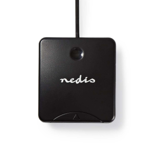 Nedis ID kaartlezer | Nedis (Smart Card, USB 2.0, Liggend) CRDRU2SM1BK K030200029