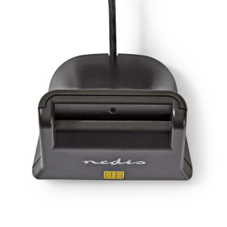 Nedis ID kaartlezer | Nedis (Smart Card, USB 2.0, Staand) CRDRU2SM3BK K030200030 - 3