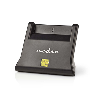 Nedis ID kaartlezer | Nedis (Smart Card, USB 2.0, Staand) CRDRU2SM3BK K030200030 - 1