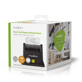 Nedis ID kaartlezer | Nedis (Smart Card, USB 2.0, Staand) CRDRU2SM3BK K030200030 - 7