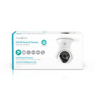 Nedis IP-camera | Nedis SmartLife (Full HD, Draaifunctie, 15 meter nachtzicht, Binnen/Buiten) WIFICO20CWT B170202654 - 