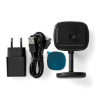 Nedis IP-camera | Nedis SmartLife (HD, 10 meter nachtzicht, USB, Bewegingsdetectie, Binnen) WIFICI07CBK B170108177 - 7