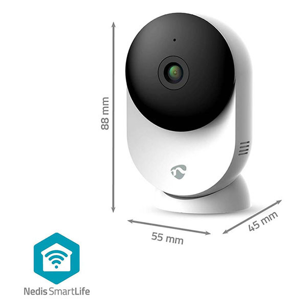 Nedis IP camera | Nedis SmartLife (Full HD, 10 meter nachtzicht, Bewegingsdetectie, Gespreksfunctie, Binnen) WIFICI12CWT B170406244 - 5