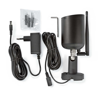 Nedis IP camera | Nedis SmartLife (Full HD, 15 meter nachtzicht, Bewegingsdetectie, Binnen/Buiten) WIFICO40CBK B170202902 - 