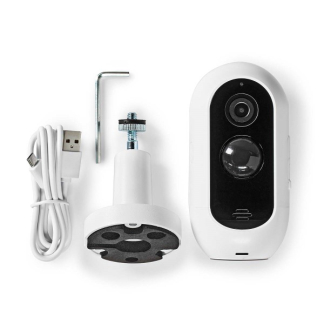 Nedis IP camera | Nedis SmartLife (Full HD, Bewegingsdetectie, 10 meter nachtzicht, Binnen/Buiten) WIFICBO30WT B170202911 - 