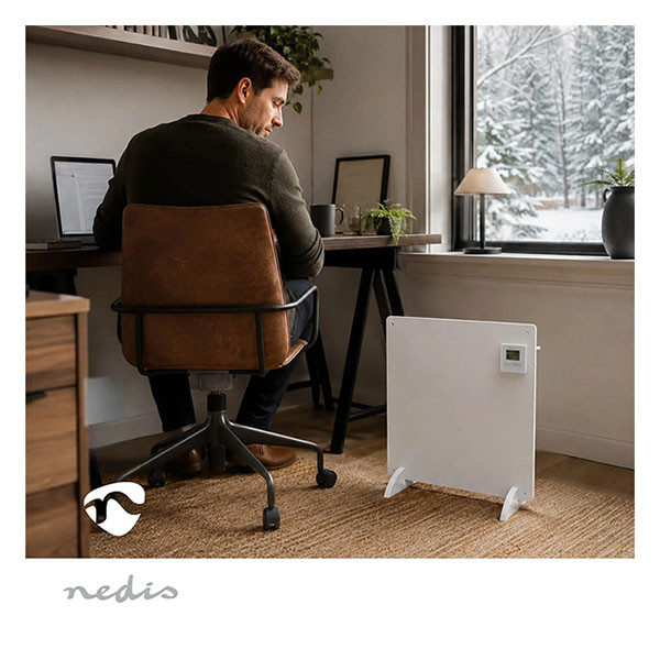 Nedis Infrarood paneel | Nedis (425W, IP44, Timer, Ruimtes tot 10 m²) HTIP425WT K170101287 - 6