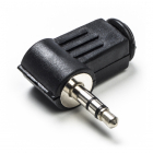 Nedis JACK 3.5 mm haakse stereo plug CAVC22902BK N060201121 Nedis JACK 3.5 mm haakse stereo plug CAVC22902BK N060201121