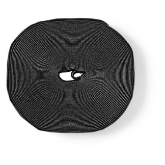 Nedis Kabelbinder klittenband | Nedis | 9.1 m (Rol) ERGOVELC91BK K060302370 - 2