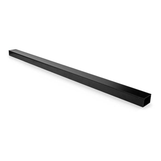 Nedis Kabelgoot muur | Nedis  | 40 mm kabel (1.1 meter, Aluminium, Zwart) CMDT6040BK110 K090300069 - 2