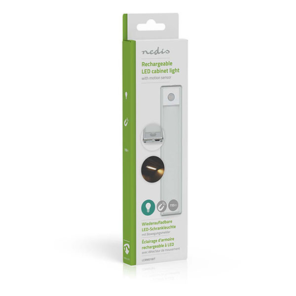 Nedis Kastverlichting  | Nedis (Led, Oplaadbaar, Sensor, 1W, 110lm, 3000K) LCRM01WT K150204492 - 3