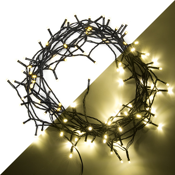Nedis Kerstverlichting met app | Nedis SmartLife | 15 meter (100 leds, Wifi, Timer, Binnen/Buiten, Warm wit) WIFILX01W100 A151200101 - 1