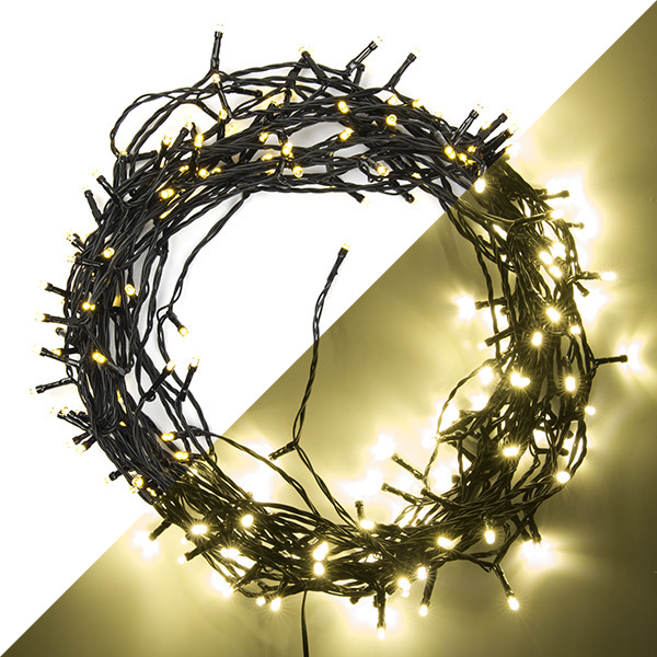 Nedis Kerstverlichting met app | Nedis SmartLife | 25 meter (200 leds, Wifi, Timer, Binnen/Buiten, Warm wit) WIFILX01W200 A151200102 - 1