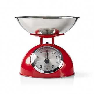 Nedis Keukenweegschaal | Nedis (Analoog, Kom, Rood) KASC110RD K170407250 - 1