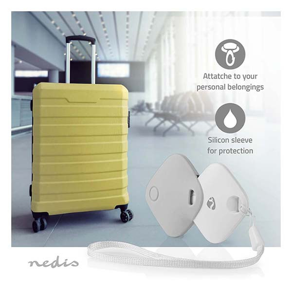 Nedis Key finder | Nedis SmartLife | 3 stuks (Tot 40 meter, Bluetooth) BTTAG10WT3 K170407332 - 8