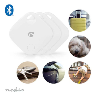 Nedis Key finder | Nedis SmartLife | 3 stuks (Tot 40 meter, Bluetooth) BTTAG10WT3 K170407332 - 9